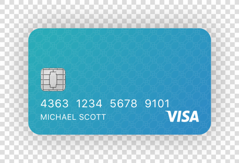 Debit Card   Blue   Visa  HD Png DownloadTransparent PNG