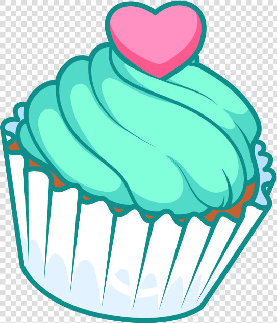  cupcake  cupcakeday  heart  green  cake  pink  food   Cute Green Cupcakes Clipart  HD Png DownloadTransparent PNG