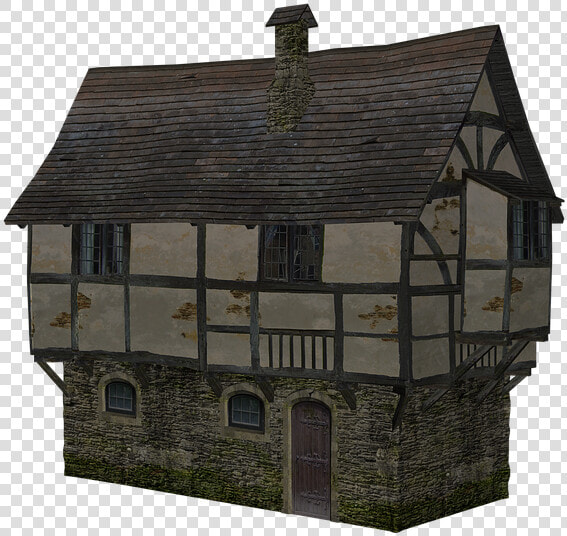 Fachwerkhäuser  Middle Ages  Building  Truss  Houses   Homes From The Middle Ages  HD Png DownloadTransparent PNG