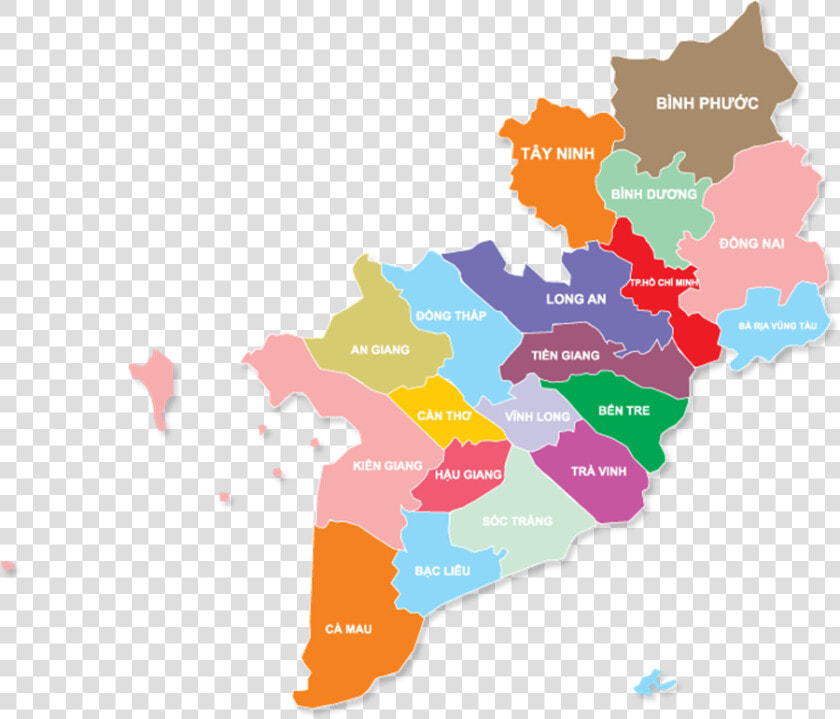 Transparent Vietnam Map Png   South East Of Vietnam  Png DownloadTransparent PNG