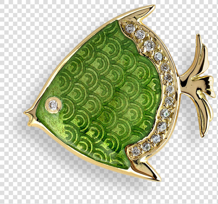 Nicole Barr Designs 18 Karat Gold Fish Lapel Pin green   Coin Purse  HD Png DownloadTransparent PNG