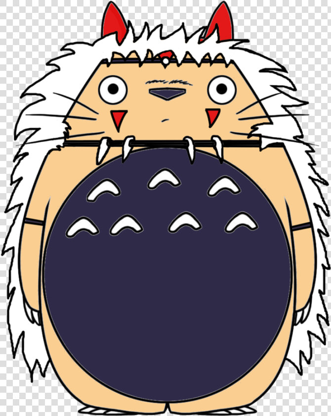 Totoro Meets Mononoke   Totoro Coloring Pages  HD Png DownloadTransparent PNG