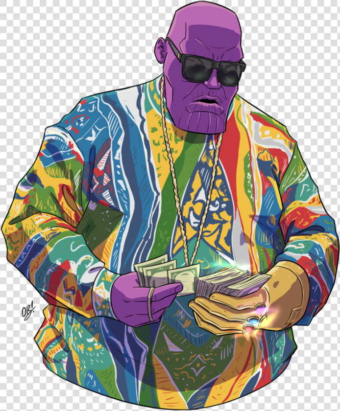 Notorious thanos Full Printfile Front  HD Png DownloadTransparent PNG