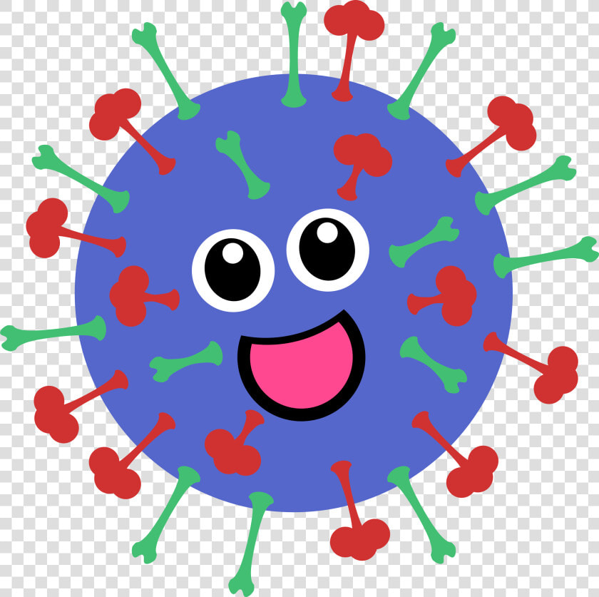Cute Virus Clip Arts   Virus Clipart Png  Transparent PngTransparent PNG