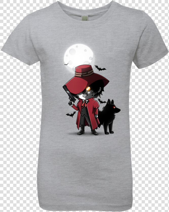 Hellsing Ultimate Girls Premium T shirt   T shirt  HD Png DownloadTransparent PNG