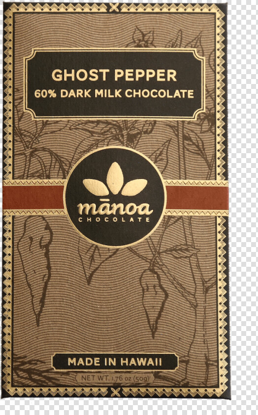 Ghost Pepper Bar 60    Manoa Milk Chocolate  HD Png DownloadTransparent PNG