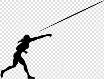 Woman Javelin Png Transparent Images   Silhouette  Png DownloadTransparent PNG