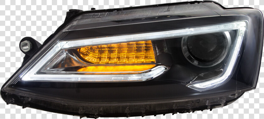 Transparent Car Light Png   Jetta Mk6 2017 Headlights  Png DownloadTransparent PNG