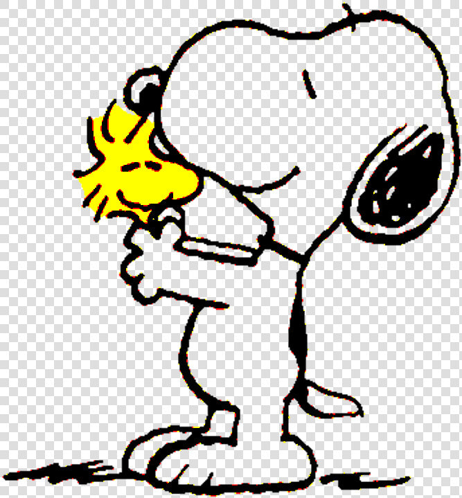 Snoopy Kisses Woodstock By Bradsnoopy97   Snoopy And Woodstock Transparent  HD Png DownloadTransparent PNG