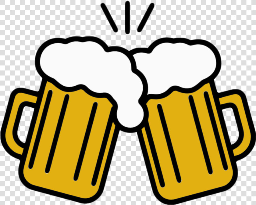 Beer Mug Vector By Checonx Clipart   Png Download   Beer Cheers Transparent Background  Png DownloadTransparent PNG