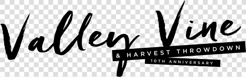 Valley Vine And Harvest Throwdown   Calligraphy  HD Png DownloadTransparent PNG