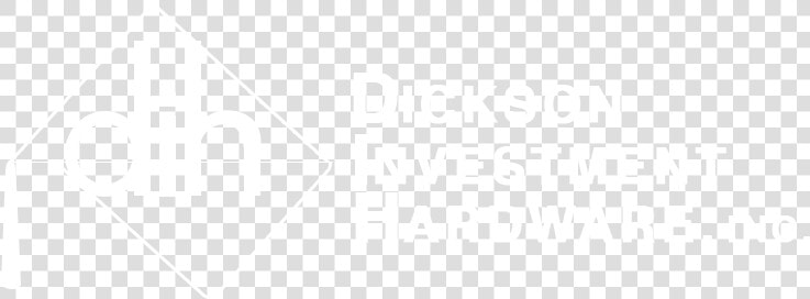 Dickson Investment Hardware  Inc   Johns Hopkins White Logo  HD Png DownloadTransparent PNG