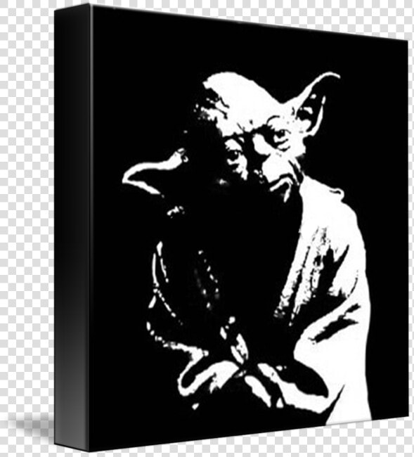 Pop Art Yoda Png   Yoda Black And White  Transparent PngTransparent PNG