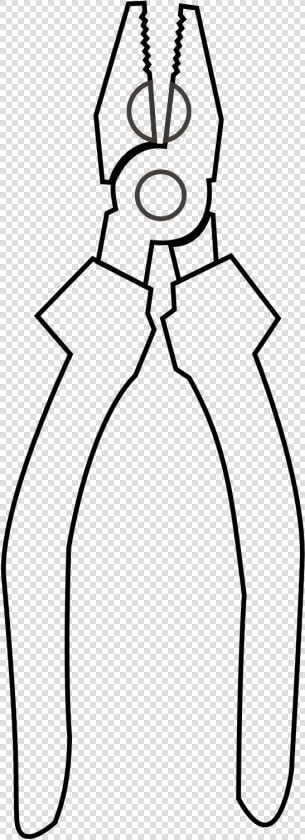 Tool Pliers Drawing Coloring Clip Arts   Cartoon  HD Png DownloadTransparent PNG