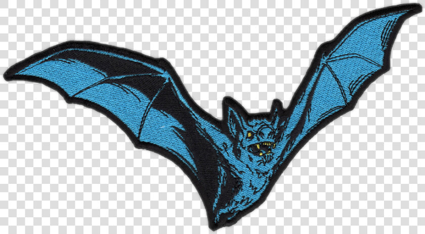 Large Teal Bat Patch By Seventh   Bat Patch  HD Png DownloadTransparent PNG