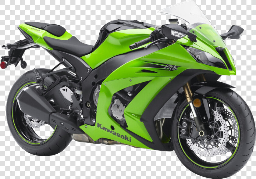 Kawasaki Ninja Zx10r Sport Bike Png Image   Kawasaki Ninja Green Colour  Transparent PngTransparent PNG