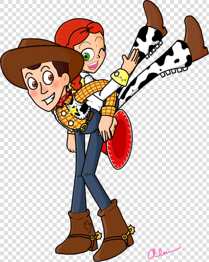 Woody E Jessie Png   Woody And Jessie Cartoon  Transparent PngTransparent PNG