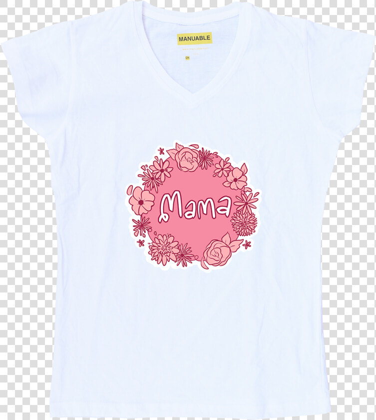 Playera Día De Las Madres Círculo De Flores   Active Shirt  HD Png DownloadTransparent PNG