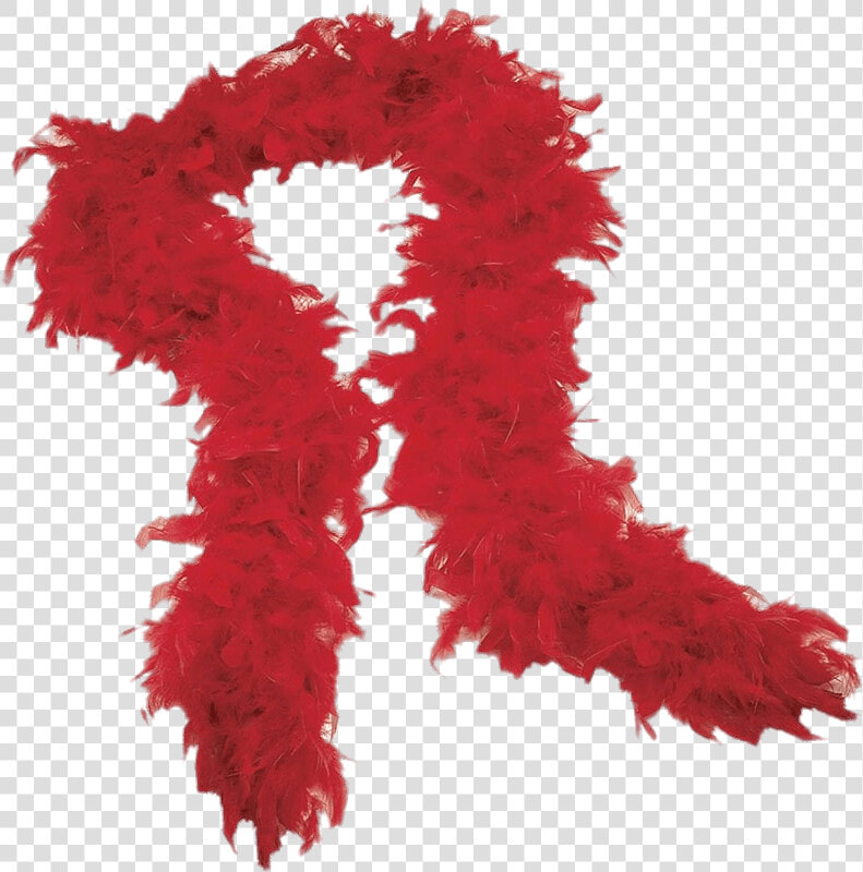Red Boa Scarf   Feather Boa Transparent Background  HD Png DownloadTransparent PNG