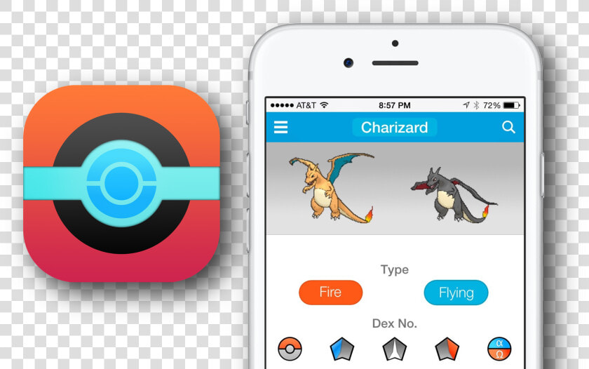 App Icon For The Pokédex App Displayed Alongside The   Pokedex In A Web Examples  HD Png DownloadTransparent PNG
