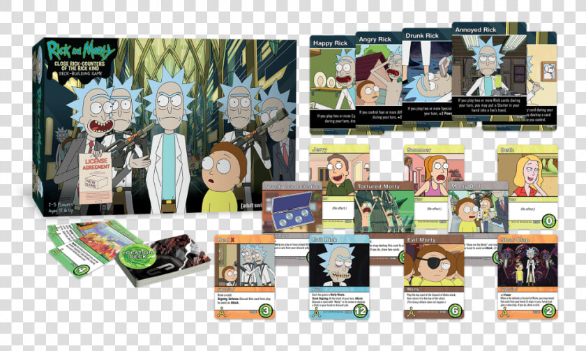 Rick And Morty Deck Building Game  HD Png DownloadTransparent PNG