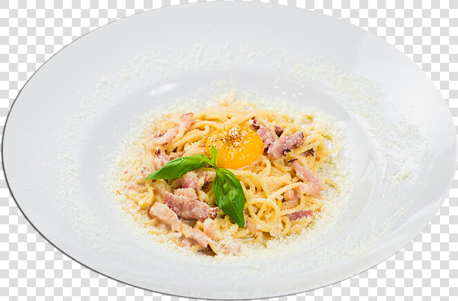 Spaghetti With Carbonara Sauce   Carbonara  HD Png DownloadTransparent PNG