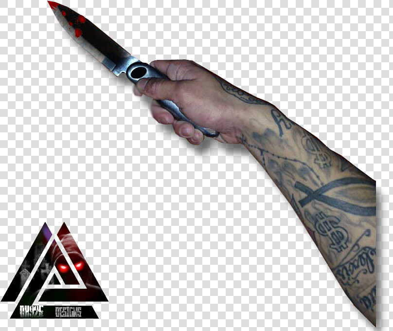  arm  knife  hand  dk925  tattoos  tattoo  dk925designs   Utility Knife  HD Png DownloadTransparent PNG