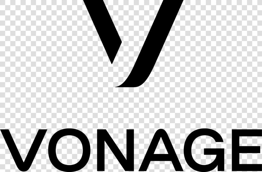 Vonagelogo Secondary Black   Vonage New Logo  HD Png DownloadTransparent PNG