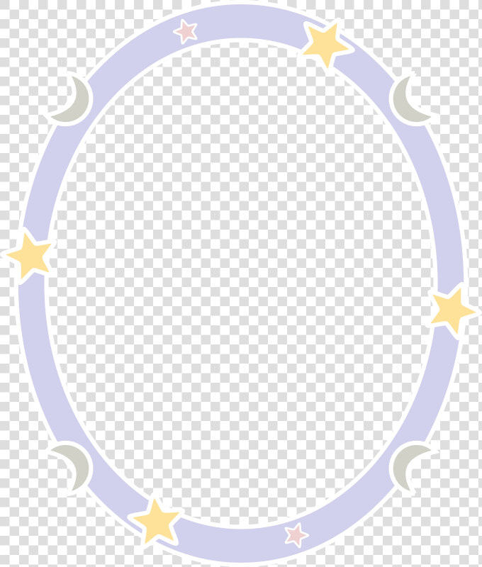 Starry Night Frame   Star Moon Frame Png  Transparent PngTransparent PNG