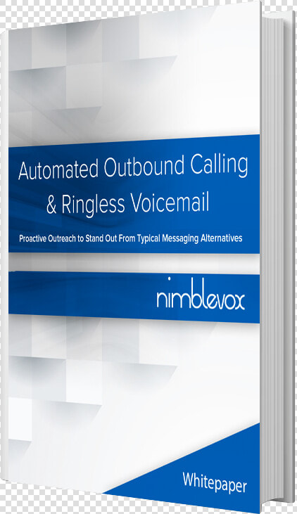 Automated Outbound Calling  amp  Ringless Voicemail   Paper  HD Png DownloadTransparent PNG
