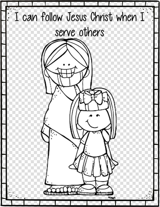 I Also Love This Video Clip   Serve Others Coloring Page  HD Png DownloadTransparent PNG