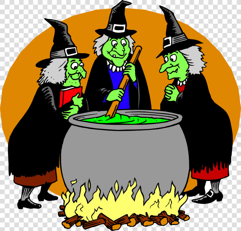 Transparent Witch Cauldron Clipart   Witches Around A Cauldron  HD Png DownloadTransparent PNG