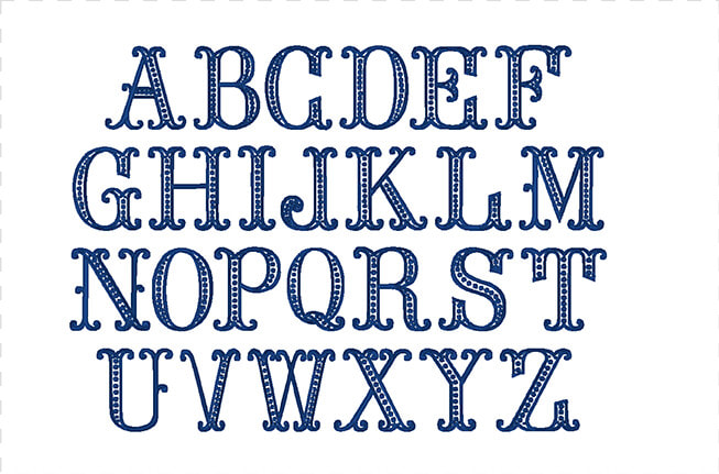 Vintage Embroidery Font  Antique Embroidery Font  Monogram   Calligraphy  HD Png DownloadTransparent PNG