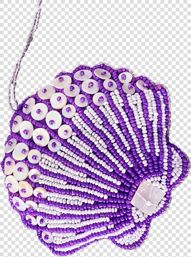 Scallop Purple Mop  amp  Beads Ornament  HD Png DownloadTransparent PNG