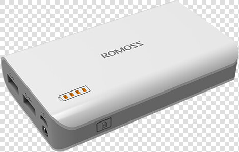 Romoss 10400mah White Power Bank   Power Bank  HD Png DownloadTransparent PNG
