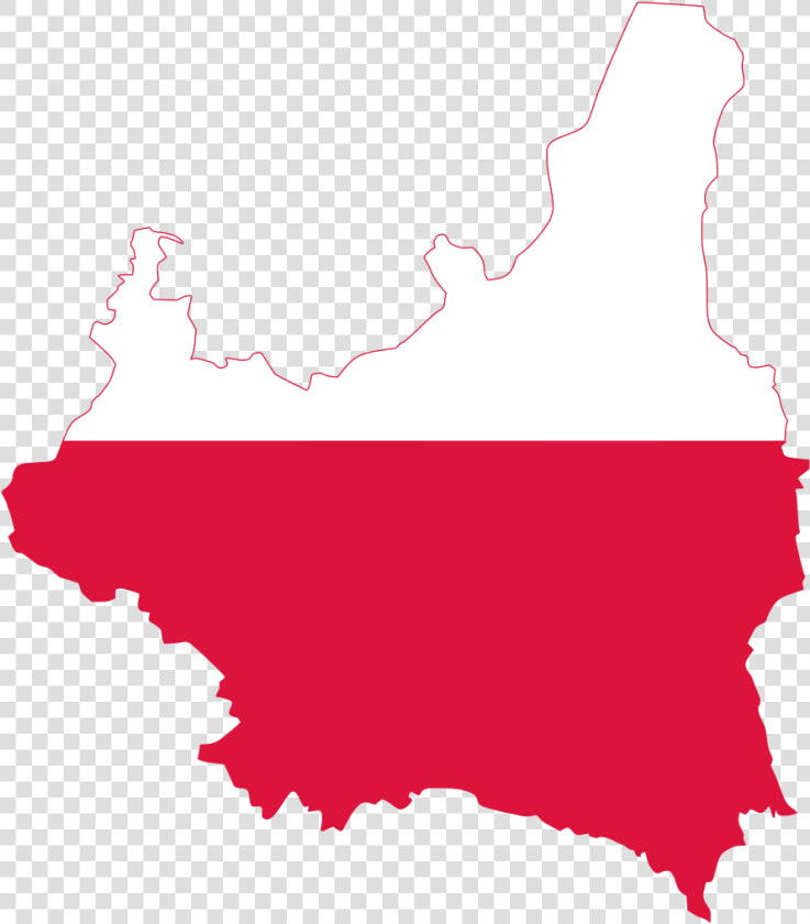 Poland Map With Flag Png  Transparent PngTransparent PNG