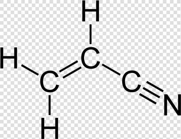 Banner Free Library Molecule Vector Carbon Fiber   Acrylonitrile Formula  HD Png DownloadTransparent PNG