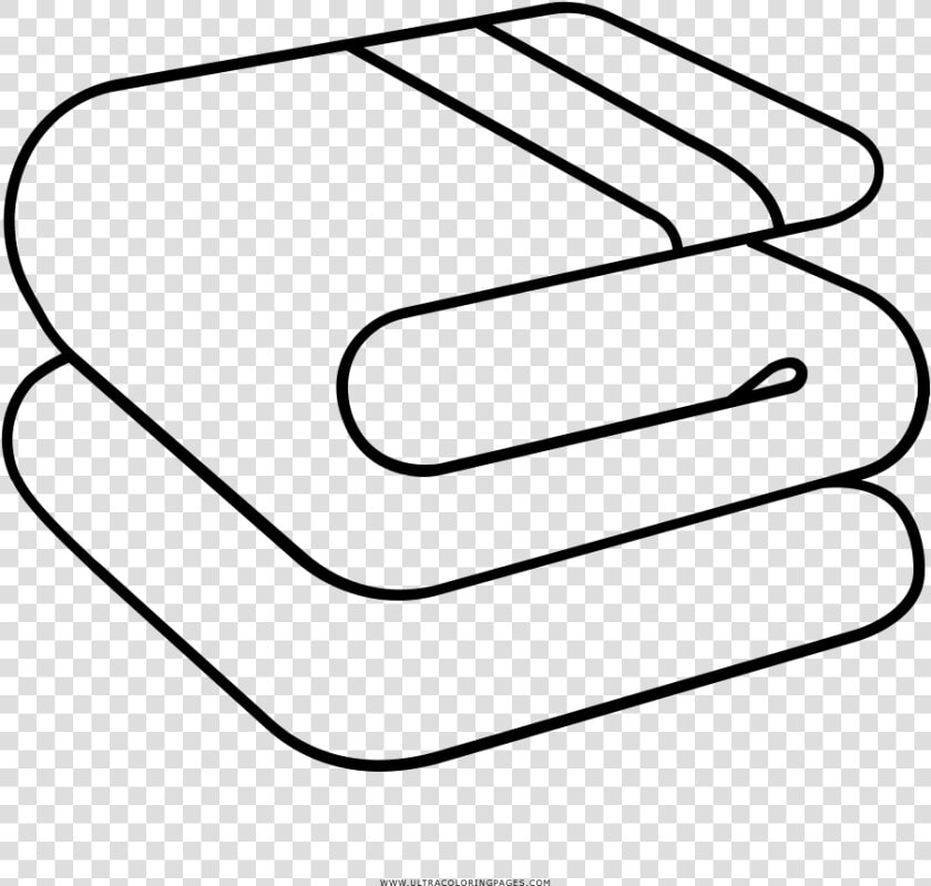 Unlimited Towel Coloring Page Ultra Pages   Coloring Picture Of A Blanket  HD Png DownloadTransparent PNG