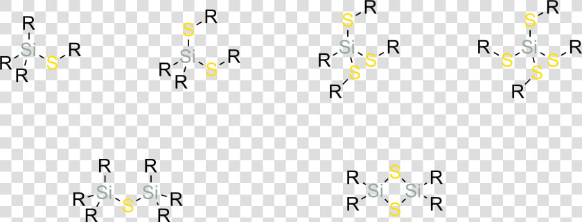 Silicon Sulfur Skeletons   Parallel  HD Png DownloadTransparent PNG