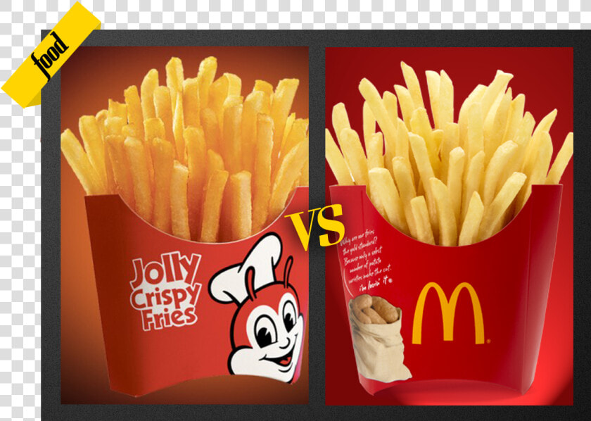 Mcdo And Jollibee Fries  HD Png DownloadTransparent PNG