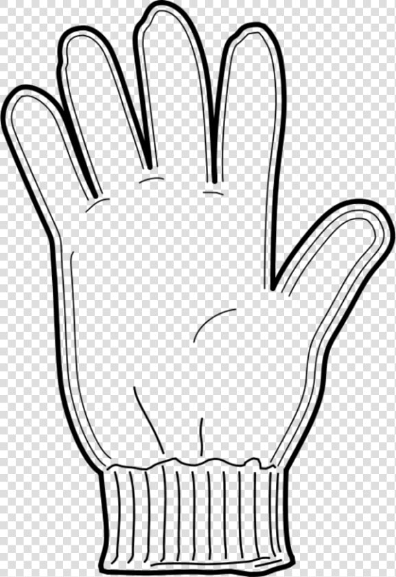 Glove Clipart Glove Michael Jackson   Glove Clipart Black And White  HD Png DownloadTransparent PNG
