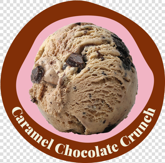 Caramel Choc Crunch   Caramel Chocolate Crunch Ice Cream  HD Png DownloadTransparent PNG