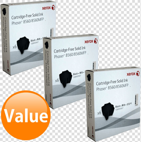 Genuine Fuji Xerox Phaser 8560 Black Solid Ink Value   Online Advertising  HD Png DownloadTransparent PNG