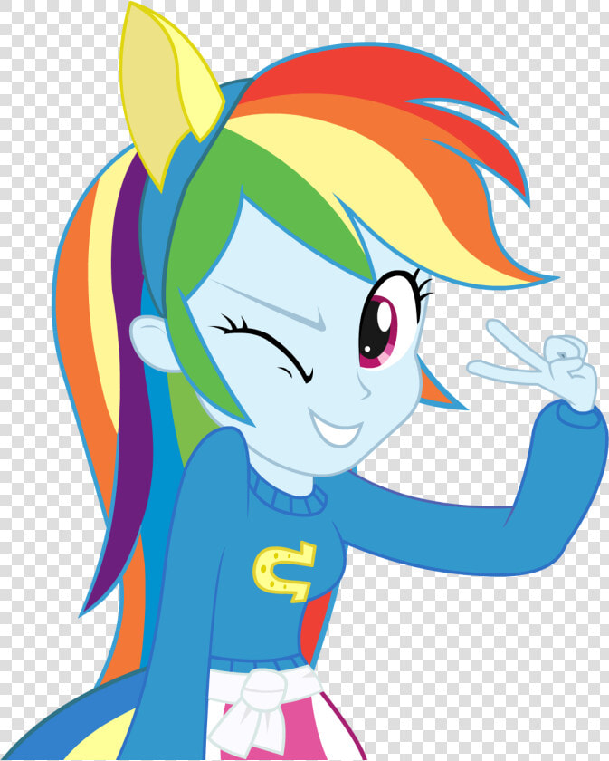 Rainbow Dash Daring Do Human  HD Png DownloadTransparent PNG