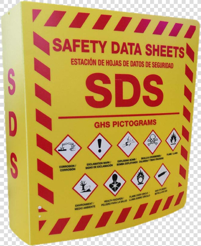 Bilingual Sds Binder   Safety Data Sheet Binder  HD Png DownloadTransparent PNG