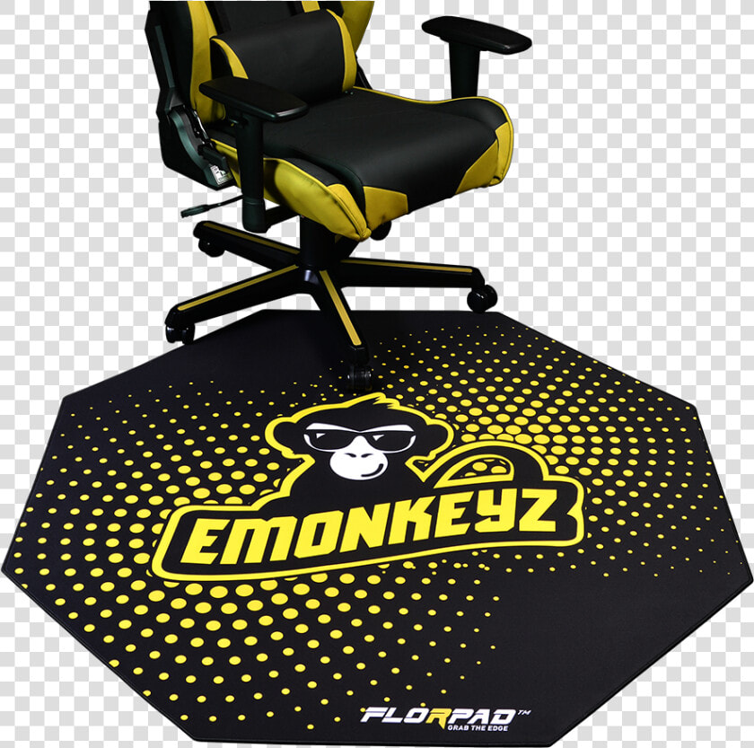 Florpad Gaming Office Chair Mat Protects All Floors   Tapete Para Cadeira Gamer  HD Png DownloadTransparent PNG