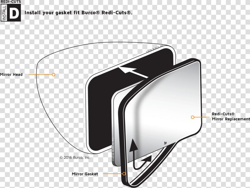 Redicuts Installd   Automotive Side view Mirror  HD Png DownloadTransparent PNG