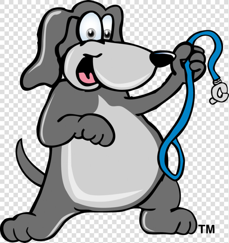 Fat Dog With A Leash   Cartoon Dog With Leash  HD Png DownloadTransparent PNG