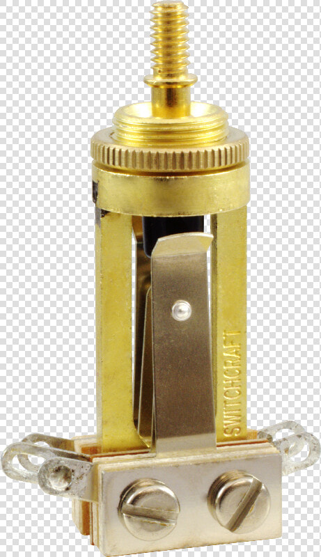 Electric Switch Long Guitar Brands  Toggle Way Clipart   Brass  HD Png DownloadTransparent PNG