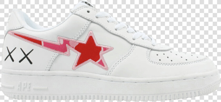 Pink Kaws Bapesta  HD Png DownloadTransparent PNG